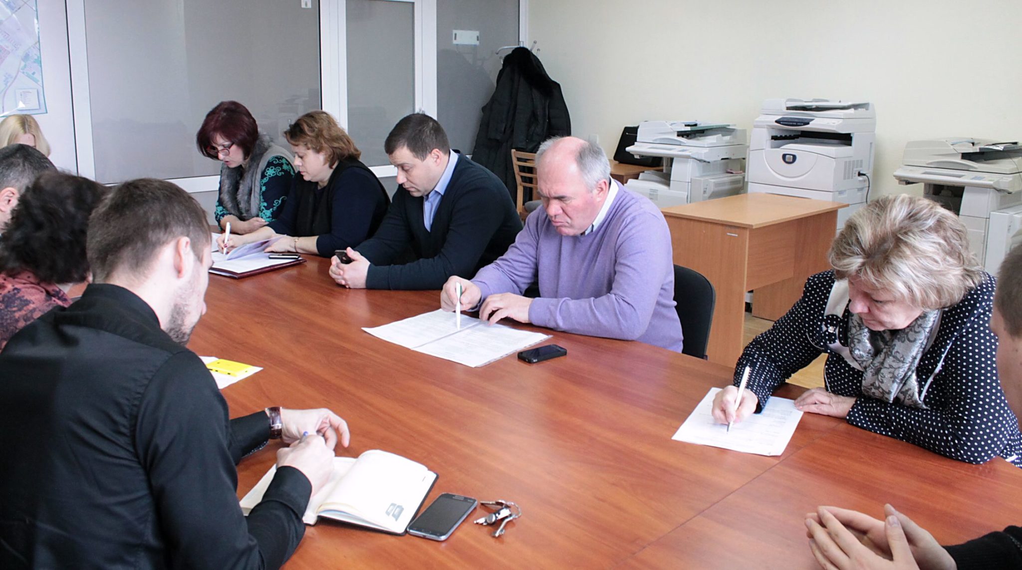 Засідання бюджетної комісії щодо реконструкції парку